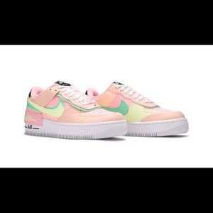 nike air force 1 colorblock, lightly used